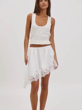 Bronze snake Sammi lace skirt